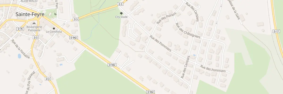 Plan du 4 Rue des Pruniers à Sainte-Feyre