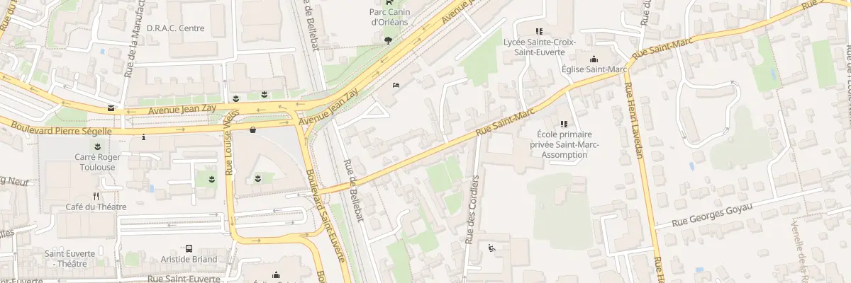 Plan du 11 Rue St Marc à Orléans