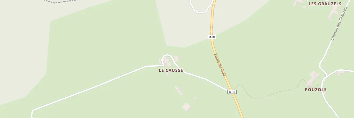 Plan du 5254 Le Causse à Saint-Martin-Laguépie