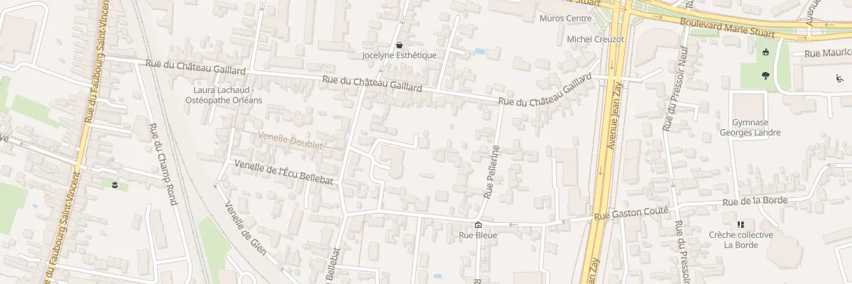 Plan du 92B Rue de Bellebat à Orléans