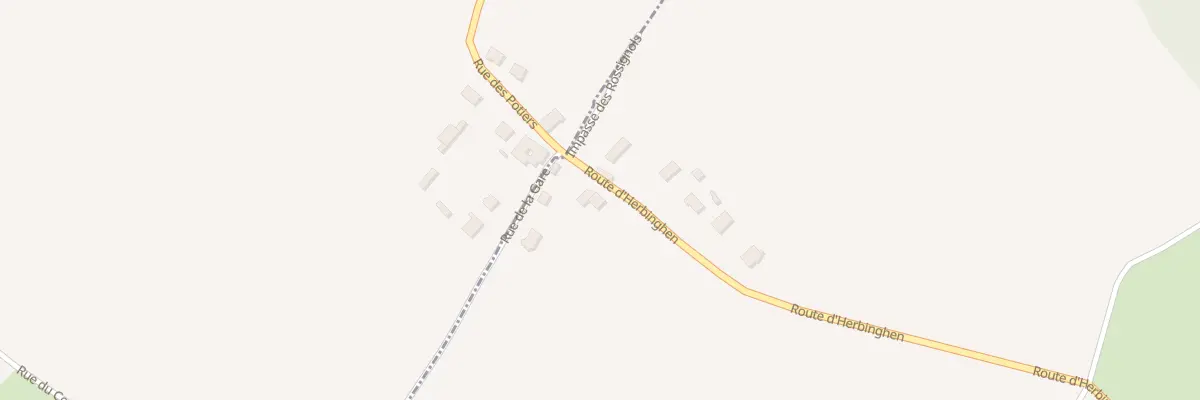 Plan du 575 Rte d’Herbinghem à Hocquinghen