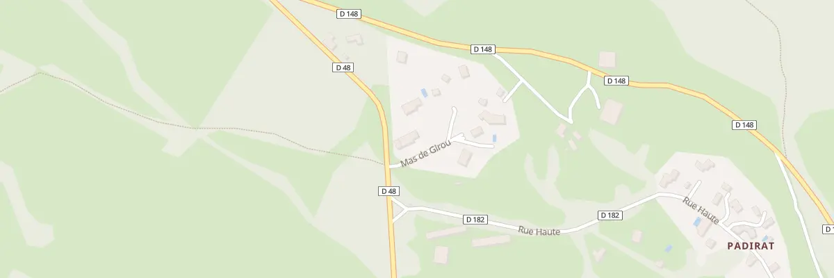 Plan du 6125F Mas de Girou à Issepts