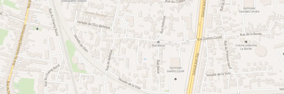 Plan du 8B Rue de la Pellerine à Orléans