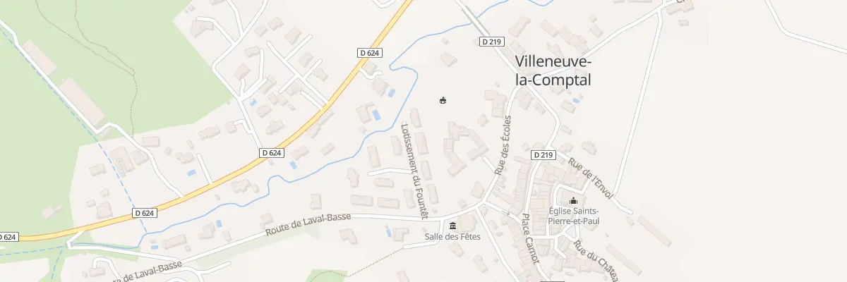 Plan du 331 Che de Laval-basse à Villeneuve-la-Comptal