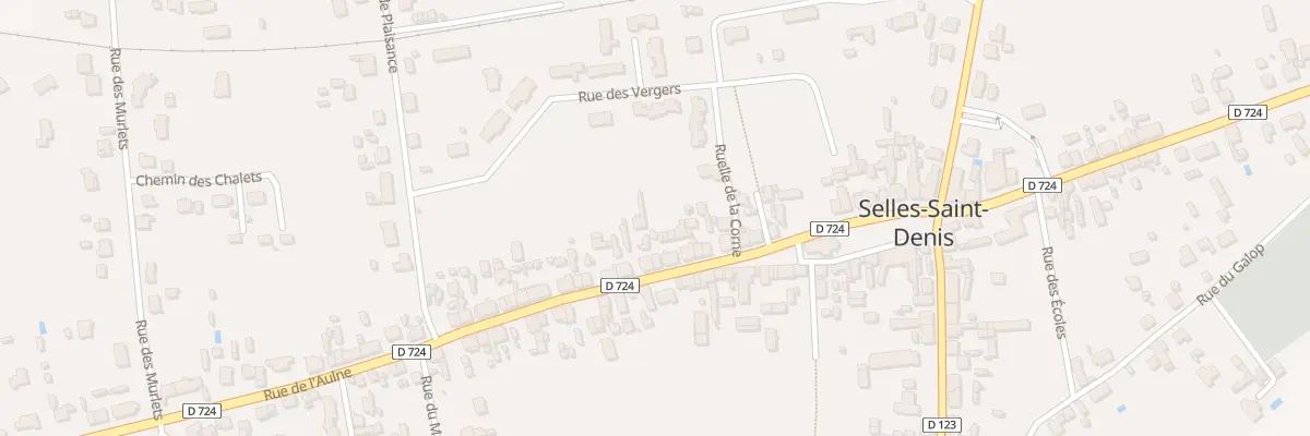 Plan du 20 Rue de l’Aulne à Selles-Saint-Denis