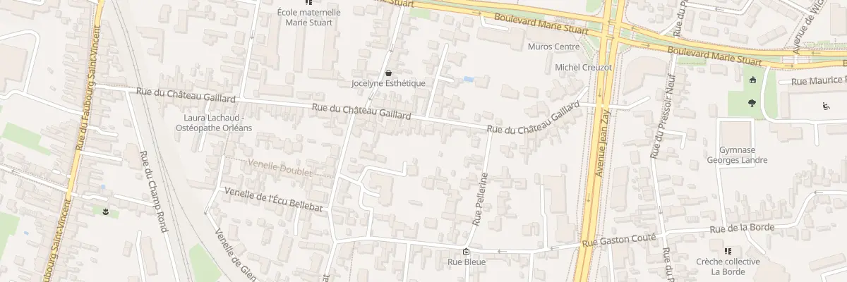 Plan du 54 Rue du Château Gaillard à Orléans