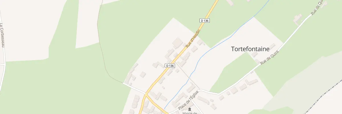 Plan du 7 Rue d’Hesdin à Tortefontaine