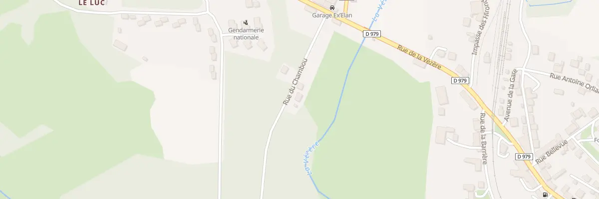 Plan du 5624 Au Luc à Bugeat