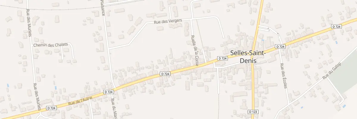 Plan du 18 Rue de l’Aulne à Selles-Saint-Denis
