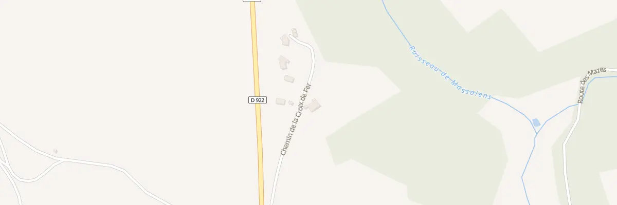 Plan du 250 Che de la Croix de Fer à Cahuzac-sur-Vère
