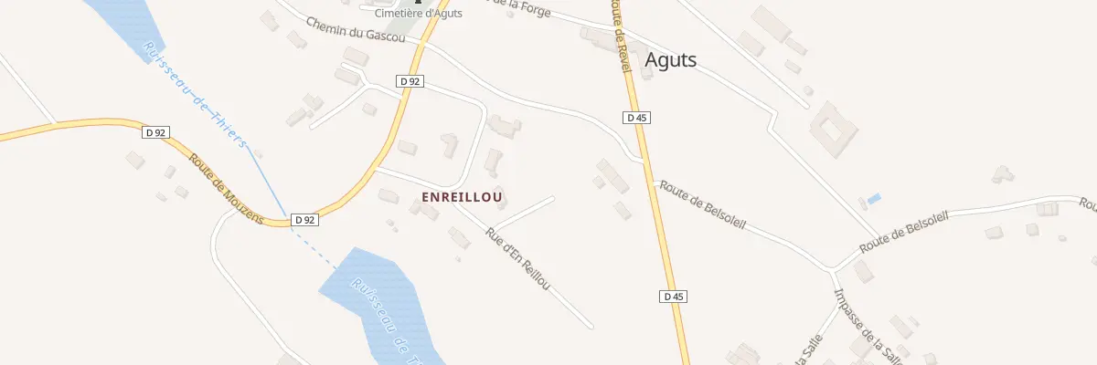Plan du 1 Imp d’En Reillou à Aguts