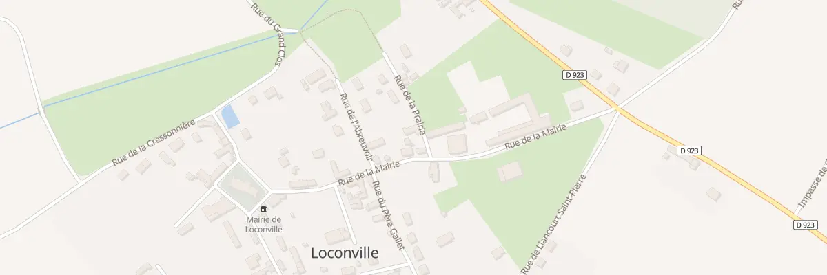 Plan du 1 Rue de la Prairie à Loconville
