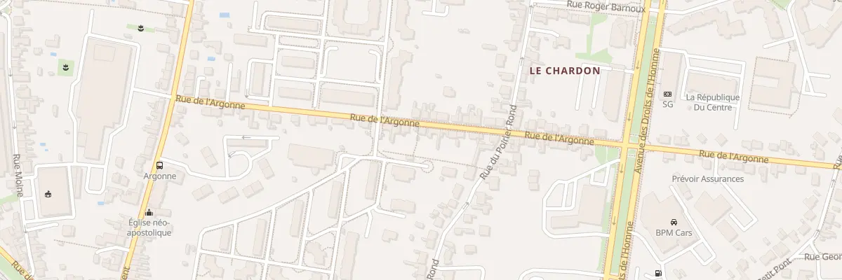 Plan du 38 Rue de l’Argonne à Orléans