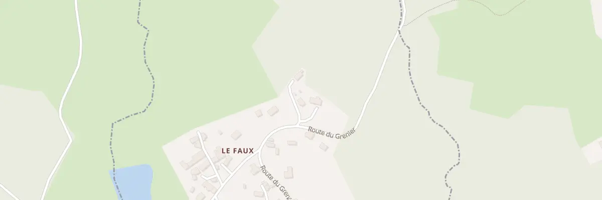 Plan du 16 Le Faux à Peyrabout