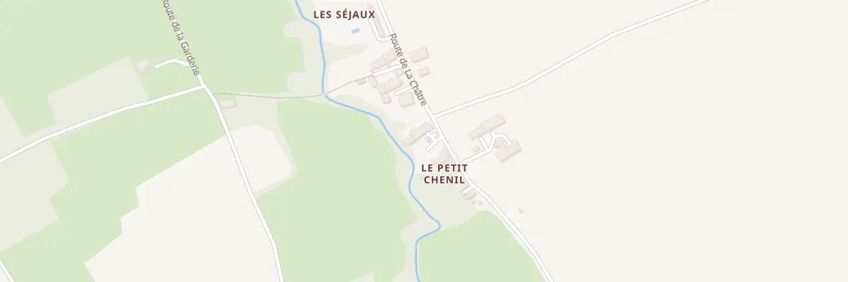 Plan du 24 Rte de la Chatre à Sarzay