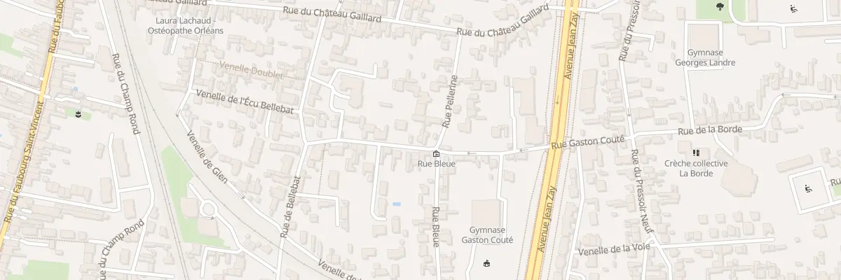 Plan du 19 Rue de la Pellerine à Orléans