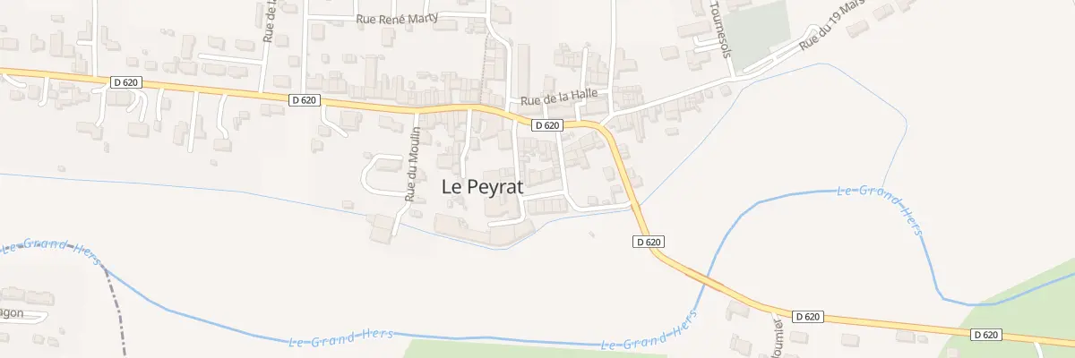 Plan du 6 Pl de la Hyère au Peyrat