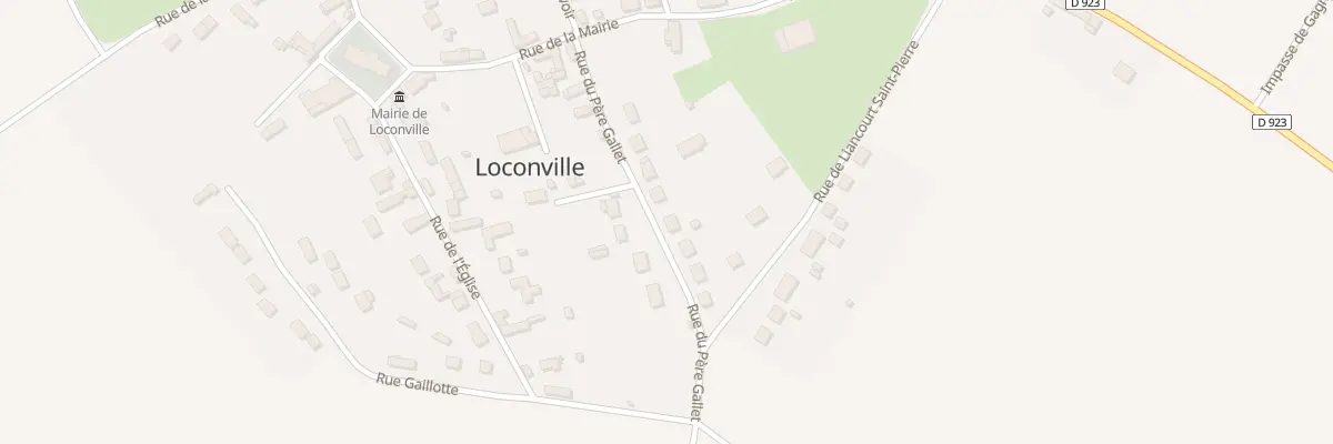 Plan du 7 Rue du Pere Gallet à Loconville
