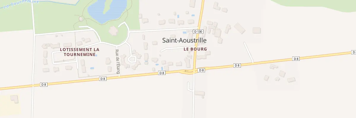 Plan du 1 Rte des Ormes à Saint-Aoustrille