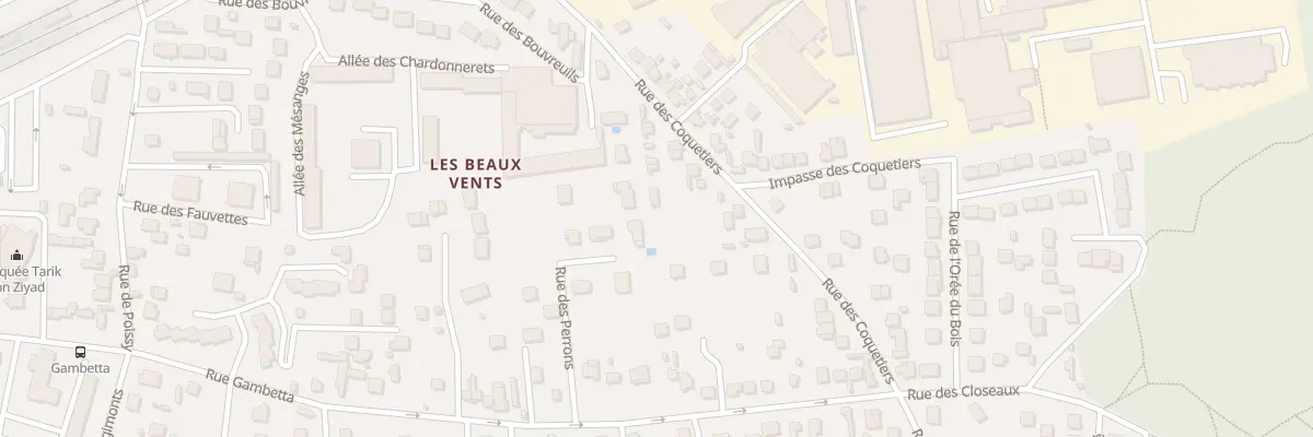 Plan du 18B Rue des Coquetiers aux Mureaux