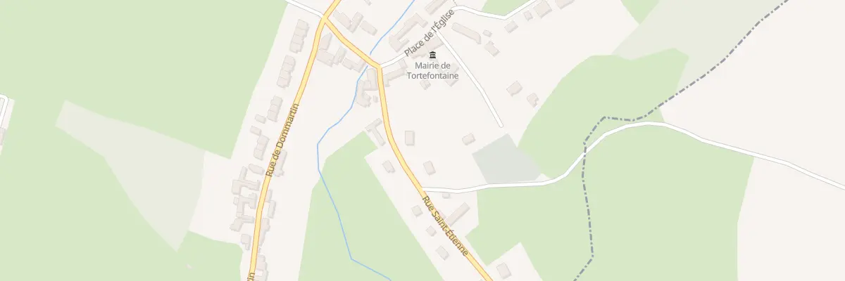Plan du 5 Rue de Saint Etienne à Tortefontaine