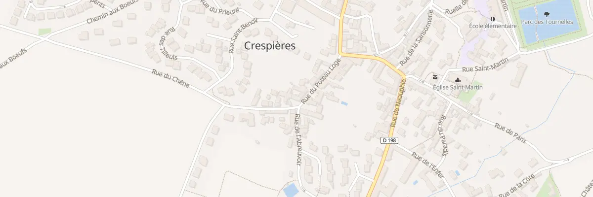 Plan du 16 Rue Poteau Loge à Crespières