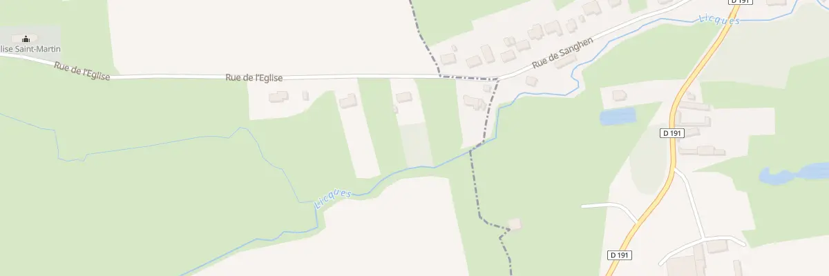 Plan du 5005D Rue de l’Eglise à Sanghen