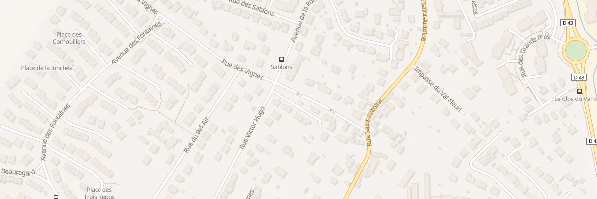 Plan du 72 Rue Victor Hugo à Ecquevilly