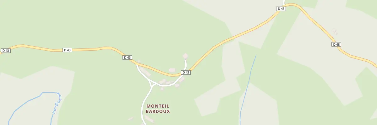 Plan du 5281 Le Monteil Bardoux à Saint-Hilaire-le-Château