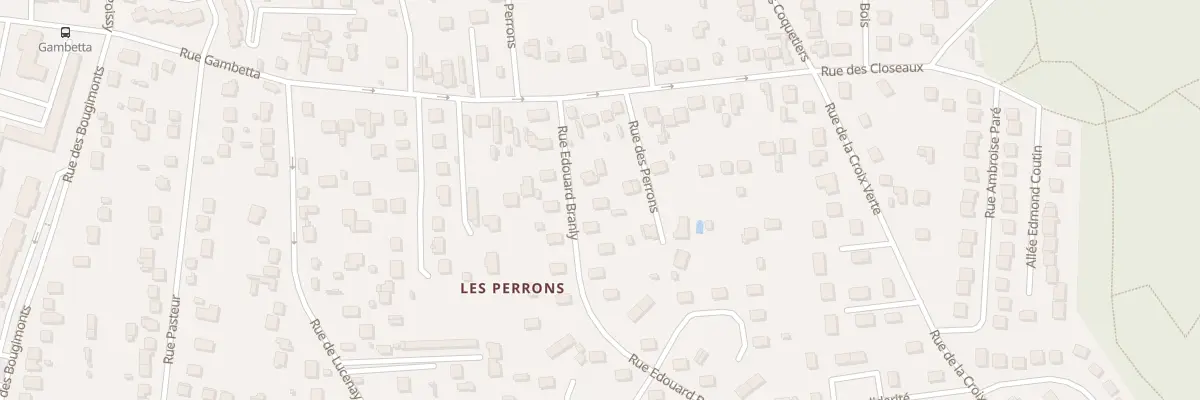 Plan du 1B Rue Edouard Branly aux Mureaux