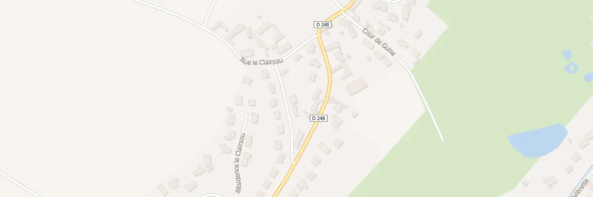 Plan du 100 Rue de Clairsou à Andres