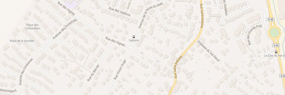 Plan du 12 Rue des Vignes à Ecquevilly