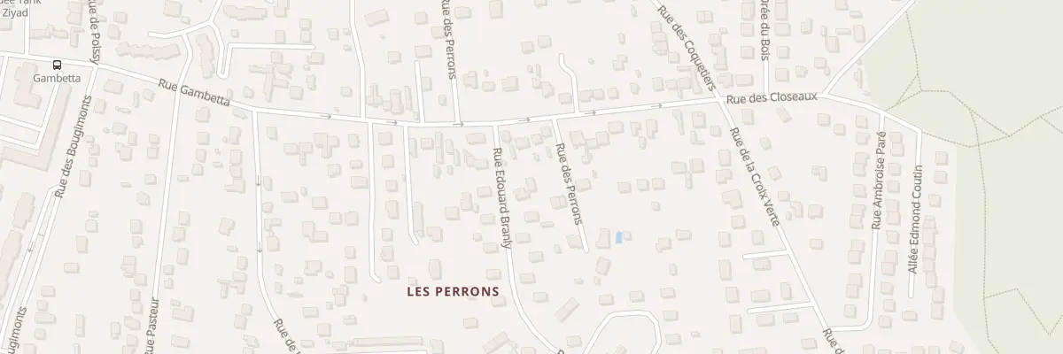 Plan du 1 Rue Edouard Branly aux Mureaux