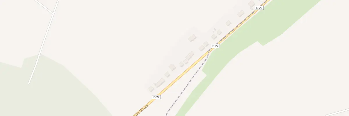Plan du 38B Rte de Gisors à Grandvilliers