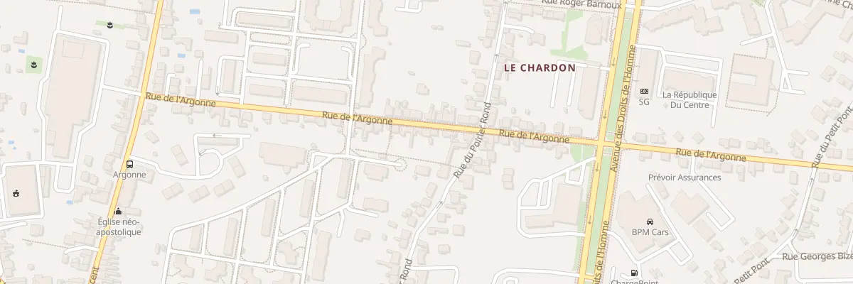 Plan du 44 Rue de l’Argonne à Orléans