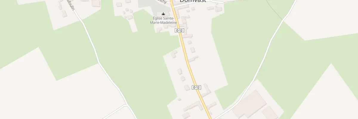 Plan du 2C Rue de Saint Riquier à Domvast