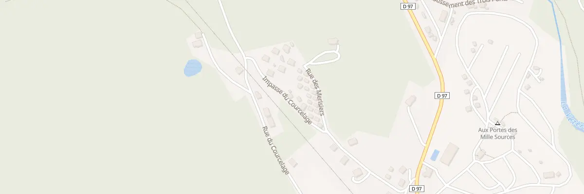 Plan du 5643 Les Trois Ponts à Bugeat
