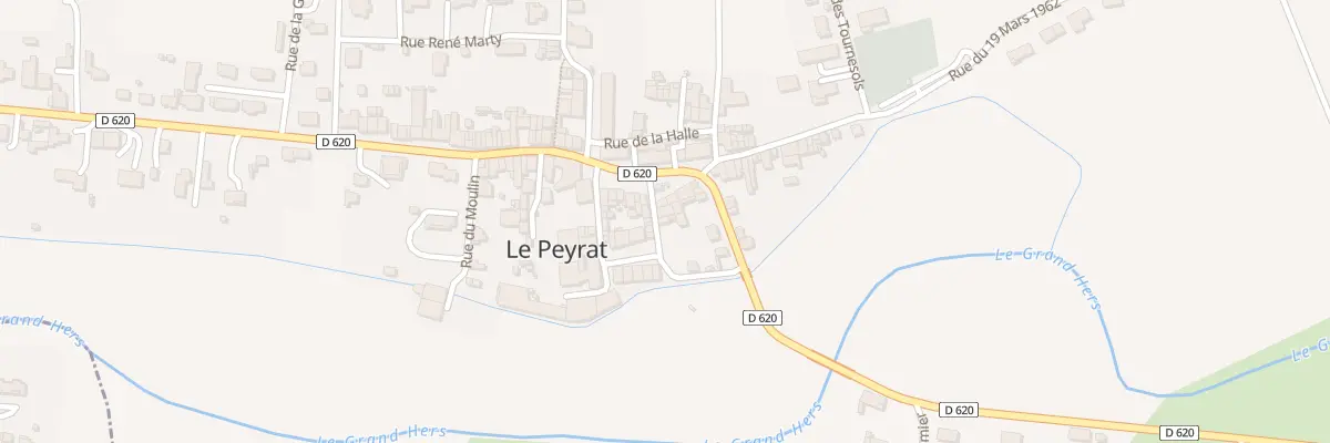 Plan du 3 Rue du Lavoir au Peyrat