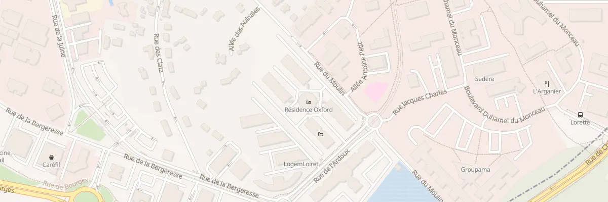 Plan du 257 Rue de l’Ardoux à Olivet