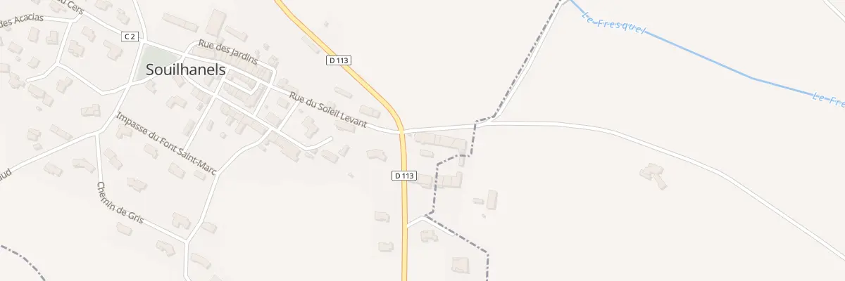 Plan du 5001F Lagarde à Souilhanels