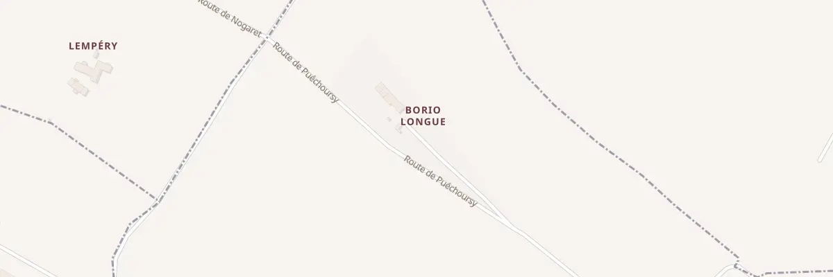 Plan du 1 Borio Longue à Nogaret