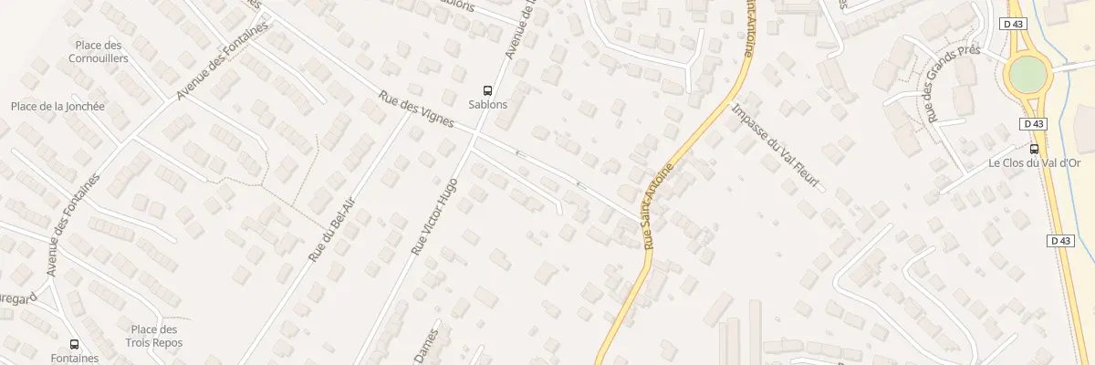 Plan du 72 Rue Victor Hugo à Ecquevilly