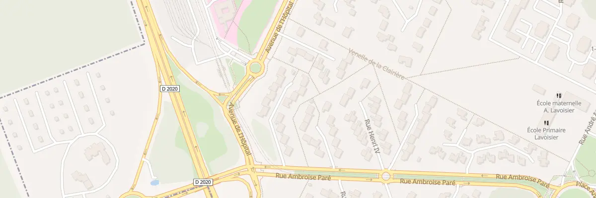 Plan du 14 Rue F de la Rochefoucauld à Orléans