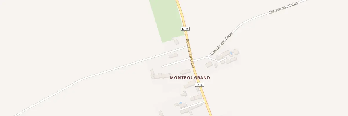 Plan du 5130 Monbougrand à Paudy