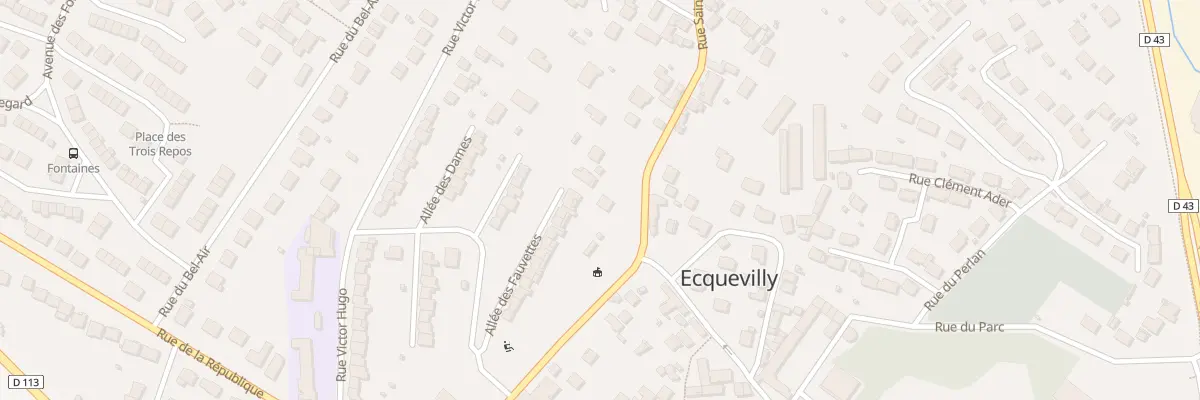 Plan du 13 Rue St Antoine à Ecquevilly