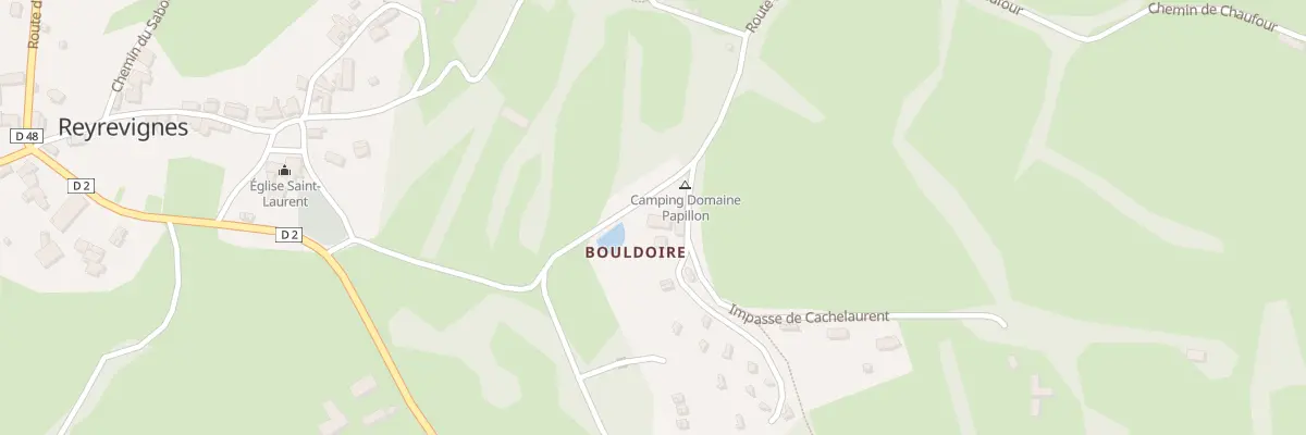 Plan du 5043 Bouldoire à Reyrevignes
