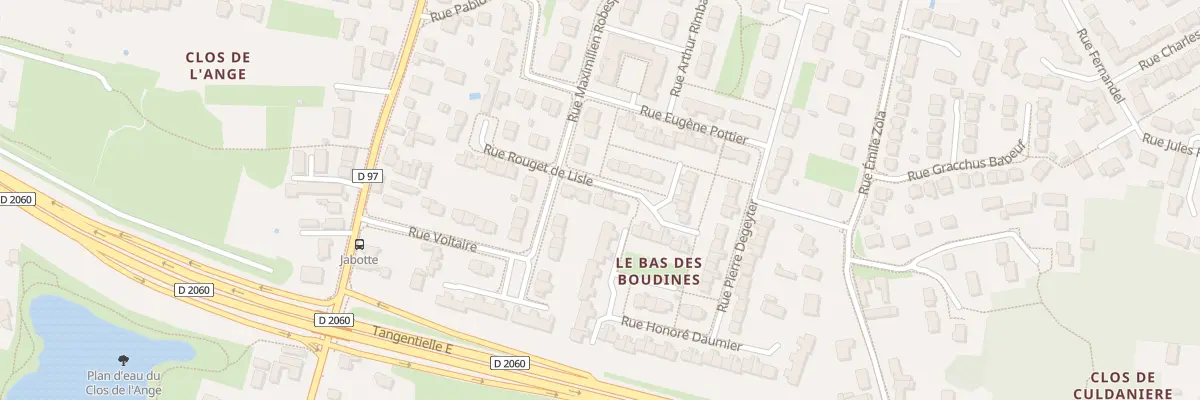 Plan du 17 Rue Rouget de Lisle à Fleury-les-Aubrais
