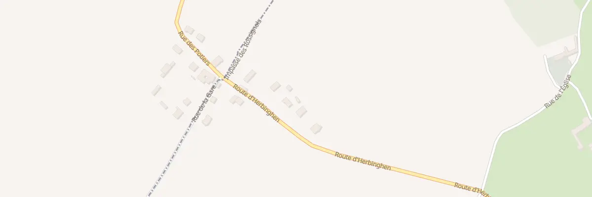 Plan du 530 Rte d’Herbinghem à Hocquinghen