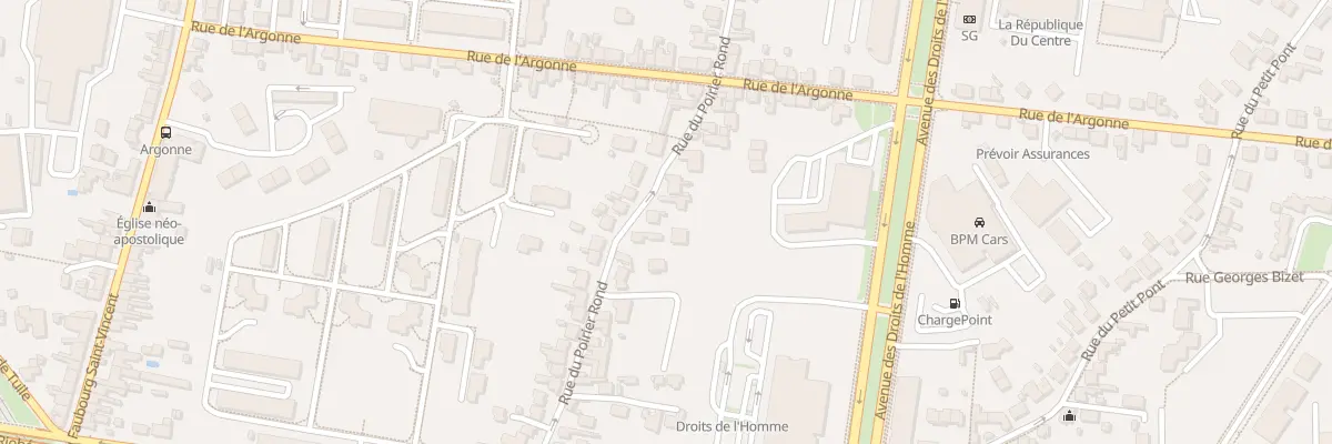 Plan du 48 Rue du Poirier Rond à Orléans