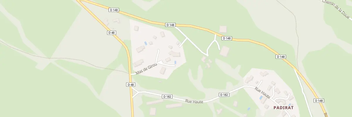 Plan du 5023 Mas de Girou à Issepts